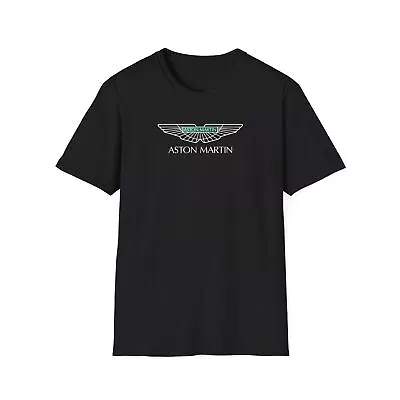 Aston Martin Logo // F1 Vantage Valkyrie Vanquish DBS DB5 // B&W // Tee T-Shirt • $25
