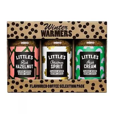 Little's Winter Warmers Flavoured Instant Coffee 3 X 50g Selection Pack Gift Set • £16.49