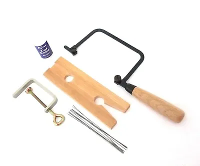 European Jewelers / Crafters Saw Kit Twelve Blades Cutting Lube & Vise • $49.23