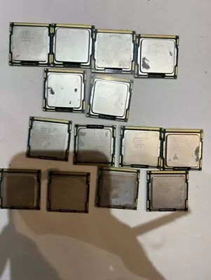 LOT OF 14 I7 Intel LGA1156 (8X  I7 870 SLBJG 293GH & 6X I7-860 SLBJJ 28GZ) CPU • $100.94