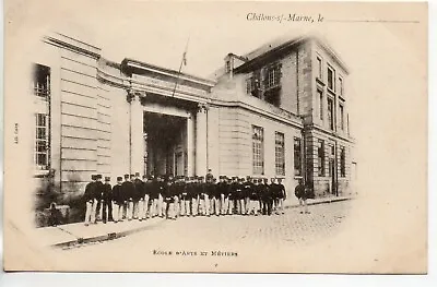 CHALONS SUR MARNE - Marne - CPA 51 - Teaching - School Of Arts And Crafts 3 • $8.51