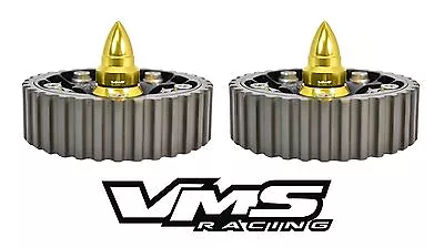 Vms Racing Cam Gear Bolts W/ Bullets Gold For Honda Prelude Dohc H22 H23 • $29.95