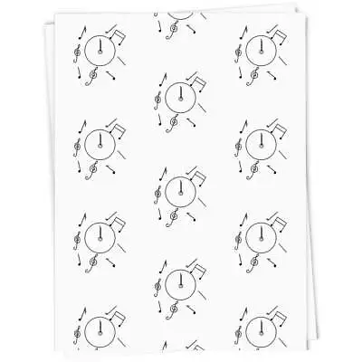 'Midnight Music On New Years Eve ' Gift Wrap / Gift Tags (GI041985) • £3.99