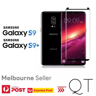 GENUINE Tempered Glass/PET Screen Protector For Samsung Galaxy S9 S9+Black Clear • $3.19