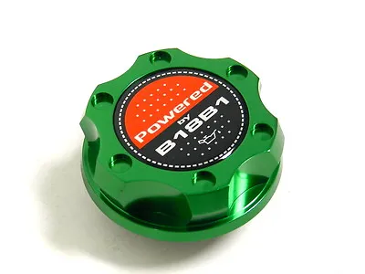 Green Billet Cnc Racing Engine Oil Filler Cap For Acura Integra B18b1 • $24.95