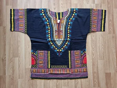£12.50 • Buy Dashiki Unisex T Shirt African Traditional Gringo Afro Poncho Bohemian Tops Uk