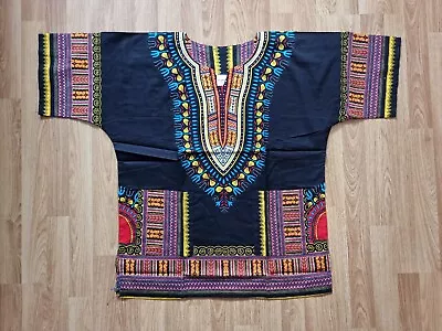 £12.50 • Buy Dashiki Unisex T Shirt African Traditional Gringo Afro Poncho Bohemian Tops Uk