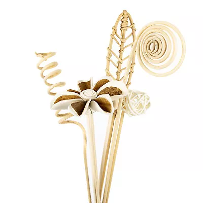 6Pcs Rattan Reed Flower Diffuser Sticks Aroma Home Fragrances Bathroom Decor DIY • $4.72