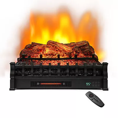 26 In Infrared Quartz Electric Fireplace Log Heater With Overheat Protection • $139.99