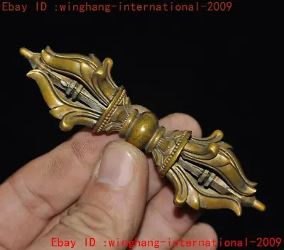 3 Tibetan Tibet Buddhism Bronze Vajra Dorje Phurpa Exorcism Talisman Faqi Statue • $24.65