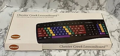 Chester Creek F21-WE28 Kids Learning Keyboard Colorful Board Typing Gloves Nice! • $49