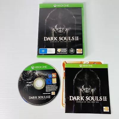 🇦🇺 RARE! Dark Souls 2 II Scholar Of The First Sin Xbox One COMPLETE FREEPOST • $49.95