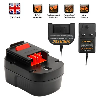 3.5Ah 12V NiMH Battery/Charger For Black Decker A1712 A12 Firestorm FS120B FSB12 • £42.89