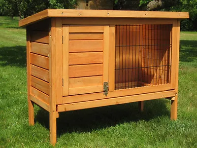 Rabbit Hutch Single Guinea Pig Hutch With Legs / Hvy Duty Wire Hutches Run Runs  • £49.99