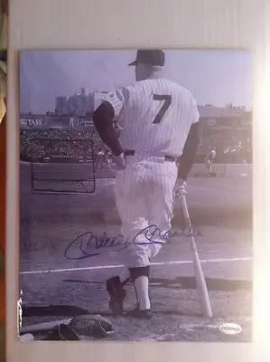 Signed Mickey Mantle 8x10 B&w Photo W/coa • $49.99