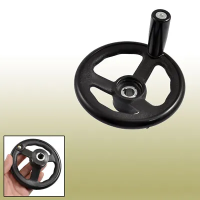 4.9  Diameter Milling Machine Hand Wheel Revolving Handle Black • $16.62