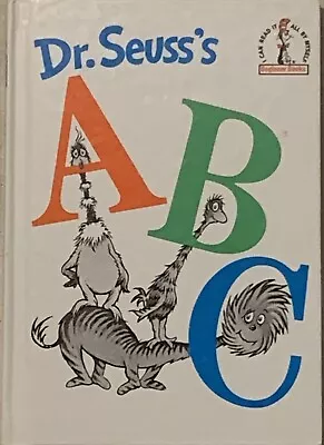 1963 Vintage Dr. Seuss’s ABC Book Grolier Book Club Edition Seuss Beginner Book • $9.99