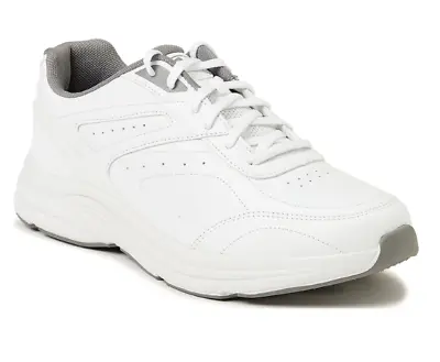 HOT! Men Athletic Works Walking Wide White Lace Up For Secure Fit Shoes For Men • $23.99