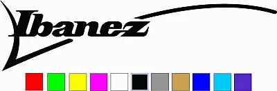 IBANEZ Guitar Vinyl Die Cut Decal Sticker • $3.99