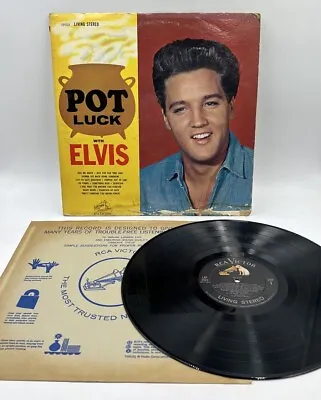 Elvis Presley ~ Pot Luck ~ RCA Living Stereo Early Press ~ LP • $14.99