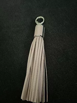 Michael Kors Silver Hardware Luggage Blush Leather Tassel Handbag Fob Charm Tag • $26