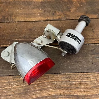 Vintage Schwinn Approved Generator Tail Light 6v 3w Germany Red Fits 70s Bike A8 • $44.99