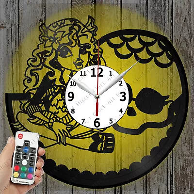 LED Clock Monster High Doll Record Clock Art Decor Original Gift 6526 • $39.48