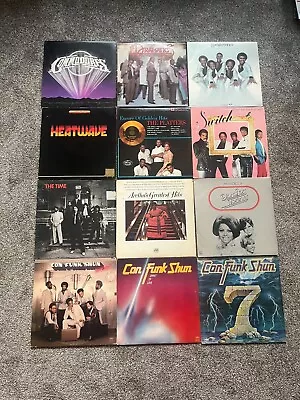 12-Lot 1970s R&B Soul Vinyl Record Albums Commodores Switch Con Funk Shun LP • $5.50