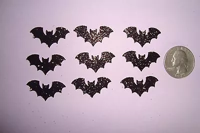 50 Black Glitter Martha Stewart Bat Die Cuts Punches Confetti  • $1.99