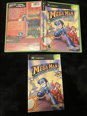 Xbox Megaman Anniversary Collection Artwork And Manual Only No Game • $8.99