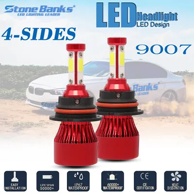 HB5 9007 LED Headlights 360000LM LED Lights Bulbs Kit High Low Beam Super Bright • $11.99