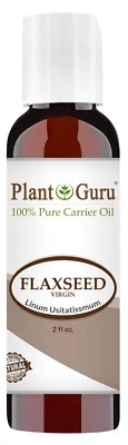 $6.70 • Buy Flaxseed Oil 2 Oz. Virgin Cold Pressed 100% Pure Flax Seed Linseed Liquid