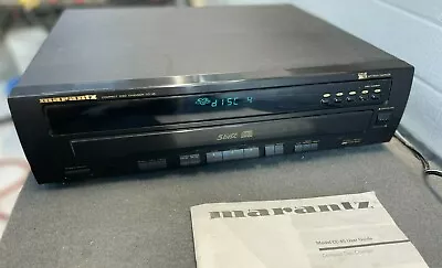 MARANTZ CD PLAYER 5-DISC CHANGER CC-45  With USER GUIDE   READ BELOW • $15