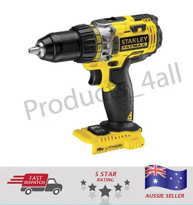 Stanley FATMAX Drill Driver 18V  (Bare Unit) FMC600B-XE 13mm Keyless Chuck • $169.95