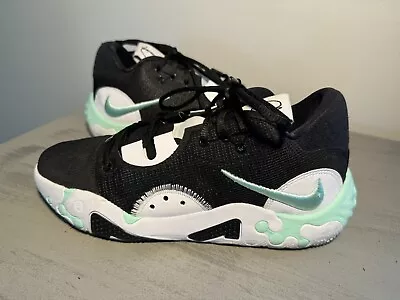 Nike PG 6 Paul George Shoes ABZORB Sole Phylon Cushion Black Mint Men’s Size 8.5 • $50