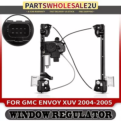 Midgate Power Window Regulator With Motor For GMC Envoy XUV 2004 2005 15101585 • $128.99