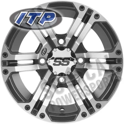 ITP SS212 Wheel 14x6 4/156 Machined W/Blk 4+2 Polaris Magnum 500 4X4 (1999-2003) • $168.68