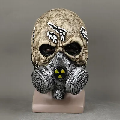 Cosplay Resident Evil Fallout Mask Halloween Masquerade Skull Mask Props Latex • $24.20