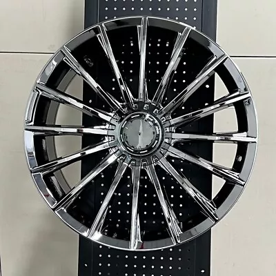 20  S65 Amg Style Black Chrome Wheels Fit Mercedes Benz S430 S500 S550 S400 S600 • $1499