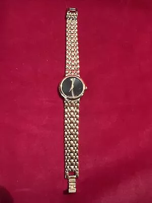 Movado 87 E4 9837 8227664 Gold Tone Swiss Watch Sapphire Crystal (L) • $99.99