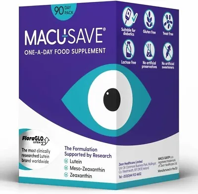 MacuSave  Food Supplements - 90 Capsules • £20.69