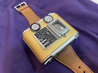 TESSINA GOLD 35 CAMERA W/WRIST STRAP VINTAGE AUTOMATIC 35mm SUBMINIATURE SPY • $499