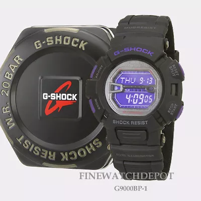 Authentic Casio G-Shock Men's Mudman Black And Purple Digital Watch G9000BP-1 • $549