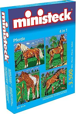 Ministeck Pixel Puzzle (31301): Horses With Backgrounds (4in1) 3500 Pieces • $24.95