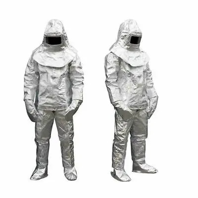 $120 • Buy Thermal Radiation 1000 Degree Heat Resistant Aluminized Suit Fireproof Clothes A