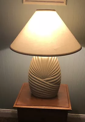 Vintage S&M Lamp Company 1981 SeaShell Table Lamp Signed • $75