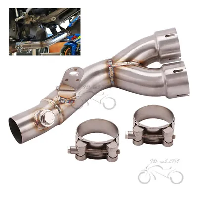 For Yamaha YZF R6 2006-2022 Modified System Exhaust Mid Tube Connect Link Pipe • $88.99
