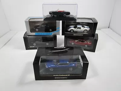 Minichamps 1/43 Lot Of 6 Classics Ford Gt Mercedes Benz Bentley Etc *read* • $149.99