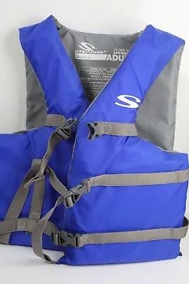 Stearns Universal Life Jacket Type III PFD Chest 30-52 Over 90 LBS Blue • $19.99