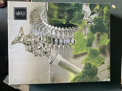 Mikasa Diamond Fire Wine Bottle Holder Tray And Stopper Set New In Box • $24